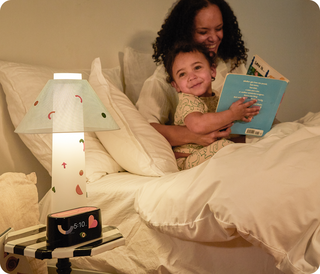 A light that makes bedtime feel like their idea