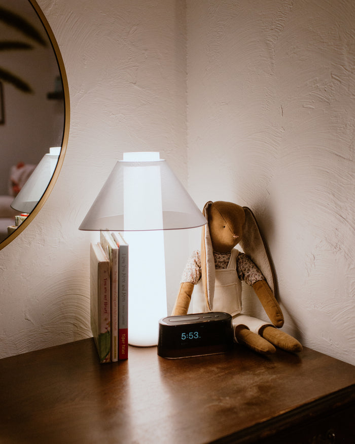 Loftie on @carrie_radford's nightstand